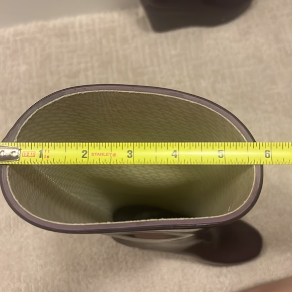 Hunter Dark Purple Wedge Rainboots! - Picture 4 of 5